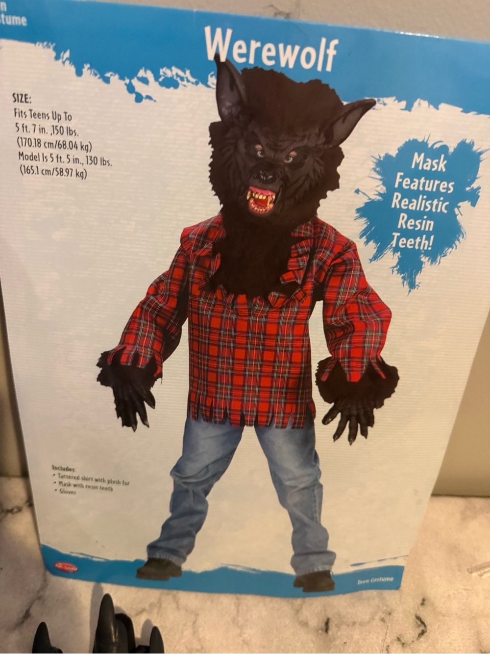 Halloween Werewolf Teen Costume